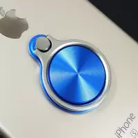 创意个性指环扣支架粘贴式支架指环通用看电视的懒人支架oppovivo|蓝色 两个情侣装+2条手机挂绳