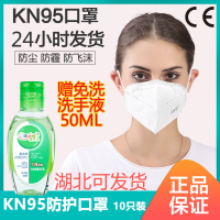 【24小时内发货10个装】正品KN95口罩民用防护防颗粒物防尘雾霾PM2.5无纺布口罩10个一袋装