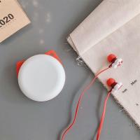 少女卡通可爱耳机适用oppo华为vivo/红米带麦k歌入耳式安卓通用款