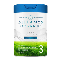有效期到25年5月-贝拉米(Bellamy's)有机婴儿配方奶粉白金版含有机A2蛋白3段800g/罐