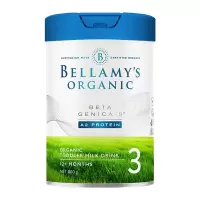 有效期到25年5月-贝拉米(Bellamy's)有机婴儿配方奶粉白金版含有机A2蛋白3段800g/罐