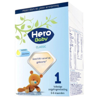 有效期到25年5月-Hero Baby经典纸盒婴幼儿配方奶粉1段(0-6个月)700g盒装