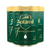 有效期到26年5月-三罐装-Aptamil 澳洲爱他美光耀系列 奇迹绿罐 有机A2蛋白婴幼儿配方奶粉4段 900g/罐