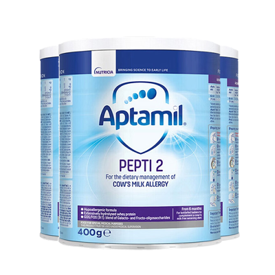 有效期到25年1月-3罐装-英国Aptamil爱他美pepti深度水解奶粉1段400g