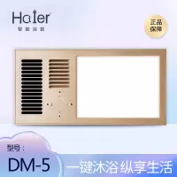 HCIIER 智能电器 (DM-5)风暖风浴霸灯集成吊顶嵌入式智能浴室暖风机取暖器