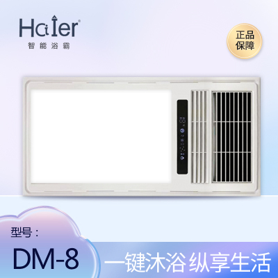 HCIIER 智能电器 (DM-8)风暖风浴霸灯集成吊顶嵌入式智能浴室暖风机取暖器