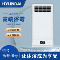 HYUNDAI韩国现代浴霸吊顶电器(乐雅15号)集成吊顶式风暖卫生间家用取暖五合一嵌入式浴室