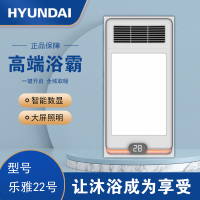 HYUNDAI韩国现代浴霸吊顶电器(乐雅22号)集成吊顶式风暖卫生间家用取暖五合一嵌入式浴室