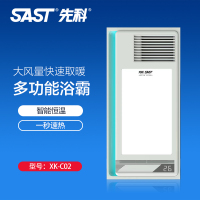 先科(SAST)浴霸吊顶电器(XK-C02)集成吊顶式风暖卫生间家用取暖五合一嵌入式浴室