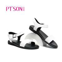 百田森 牛皮革女鞋