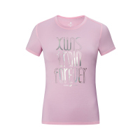 特步运动T恤女2019夏季新款综训健身短袖T恤针织衫981228012602