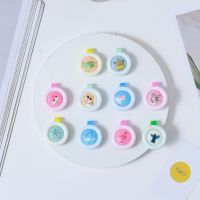 卡通系列(颜色随机) 驱蚊扣(1个装试用装) 驱蚊扣环保儿童防蚊虫叮咬扣户外植物精油驱蚊手环驱蚊神器通用