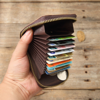 短款卡包鳄鱼纹银行信用卡夹卡套多卡位大容量零钱牛皮钱包