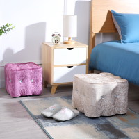 实木换鞋凳时尚穿鞋凳创意方凳布艺小凳子沙发凳茶几板凳家用矮凳