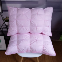 全棉柔软枕头五星级酒店单人枕芯助睡眠护颈椎枕家用一对拍二