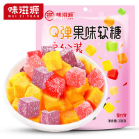 Q弹果味软糖208g/袋 年货小零食水果味混合装过年新年糖果喜糖