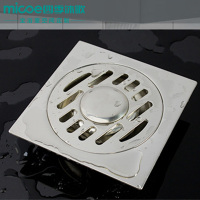 四季沐歌(MICOE) 卫生间优质不锈钢地漏 浴室防堵防臭地漏优雅美观