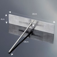 摊鸡蛋饼煎饼果子煎饼煎饼工具专用推子模具竹子刷子刮板 不锈钢大号耙子