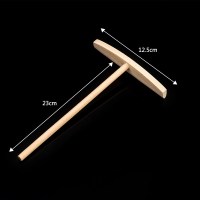 摊鸡蛋饼煎饼果子煎饼煎饼工具专用推子模具竹子刷子刮板 橡木耙子