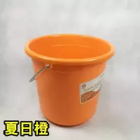 加厚耐摔塑料桶手提大水桶洗澡洗衣泡脚洗车桶30L储水桶家用 大号(夏日橙)30L