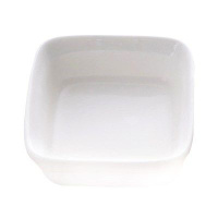 陶瓷小蝶子院香薰碗精油调配碗spa碗 醋酱油碟调味碟小菜盘子 白瓷方形