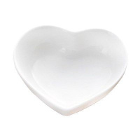 陶瓷小蝶子院香薰碗精油调配碗spa碗 醋酱油碟调味碟小菜盘子 白瓷爱心