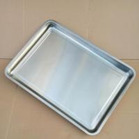304加厚不锈钢大方盘托盘菜餐盘烧烤盘蒸饭盘加大盘子长方形铁盘 65x45x4.8特厚大方盘