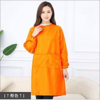 美发店专用围裙理发师工作服大褂发廊技师助理罩衣家用厨房男个性 浅紫色