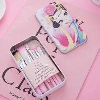 5/7/12多规格独角兽化妆眼影腮红刷子初学者套装 7支武则天粉盒装