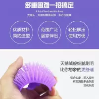 洗头发神器理发店发廊老式洗头抓头器刷子硬齿塑料按摩抓痒头梳圆 10个装