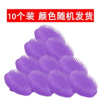 疏通挠洗发洗头圆形软毛刷梳头发仪器家用刷子梳按摩子防静 10个装
