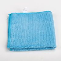 阿姨擦车巾搞卫生洗碗不毛饭店厨房用的毛巾抹布餐厅特大擦玻璃 浅蓝30*30㎝中厚10条装