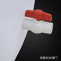 水桶带盖塑料容器家用储水用白桶蜂蜜可装热水花生油环卫大号朔料 加阀门
