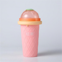 可以水洗的懒人抹布80撕家居抖音印花卷纸张不毛一次性厨房巾 Q66-冰淇淋粉红色捏捏杯（抖音同