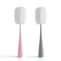 3个装长柄杯刷保温杯海绵刷家用洗杯子的刷子奶瓶刷子刷杯子神器 浅灰色