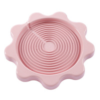 暖水水防滑垫子垫防漏隔热壶托盘瓶开水家用垫垫热水垫厚暖瓶垫瓶 北欧粉(2个装)