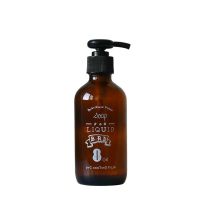 Boston茶色玻璃洗手液瓶皂液空瓶洗发水护发素按压ins家居摆件 8oz洗手液空瓶