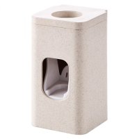 吸壁式牙刷架置物架刷牙杯卫生间壁挂吸盘牙膏牙具盒洗漱口杯套装 挤牙膏器