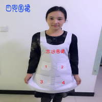 纺织厂围裙纺织女工围裙三四口袋纯白不粘毛纺纱织布车间女工围裙 滑布四兜围裙