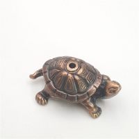 创意纯手工铜螃蟹蚂蚁 茶宠摆件 铁壶置盖托茶道搁架 铜艺茶宠 古铜龟古铜龟