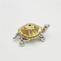 创意纯手工铜螃蟹蚂蚁 茶宠摆件 铁壶置盖托茶道搁架 铜艺茶宠 金龟金龟