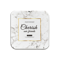 硅藻泥杯垫洗漱台皂垫吸水速干隔热垫茶垫洗手台皂盒大理石纹防滑 Z-17