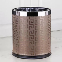 垃圾桶家用 大号客厅卧室厨房卫生间双层创意可爱办公室酒店无盖 新升级防火款双层迷宫款