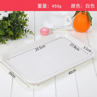 加厚餐厅餐具盘彩色干果盘蛋糕点心日式抗摔装水果拼盘的大盘子 新料大号加厚白色T12-K45