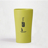 吸壁式牙刷置物架漱口杯套装免打孔刷牙杯架子卫生间盘壁挂牙刷架 小麦绿色杯子一个