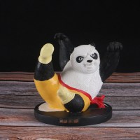 创意卡通熊猫餐具卷饼托盘农家乐主题餐厅火锅店意境菜特色菜盘 3号熊猫
