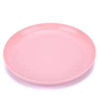 吃饭糖果色商用家用塑料小碟子创意圆形小菜碟果盘塑胶装鱼骨头 紫罗兰