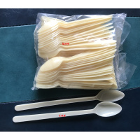 长勺奶茶店用一次性瓢羹勺子塑料长冰羹长把勺子加长沙冰粉烧仙 短冰更1600个/箱