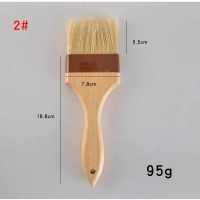 清洁咖啡粉毛刷残留子防烫粉渣刷刷磨豆机粉刷猪鬃原木 2#