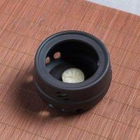 茶蜡烛台底座蜡烛温茶器煮茶炉陶瓷煮茶炉温茶热茶器 圆形